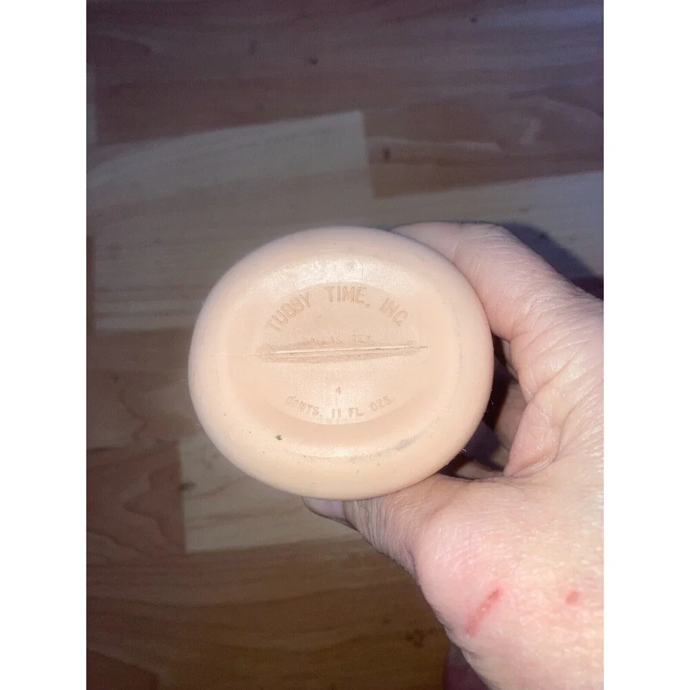 Vintage Tubby Time Soap Bubble Bath Bottle Pig 1960’s